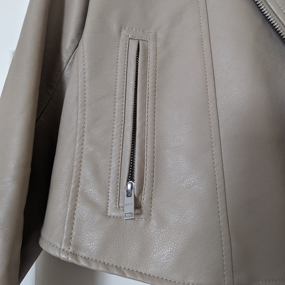 Abercrombie & Fitch Vegan Leather Moto Jacket - Picture 5 of 8